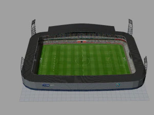 JYSK Park Stadium 3D Model