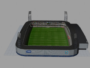 JYSK Park Stadium 3D 模型