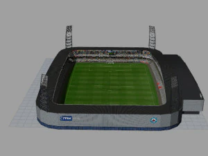 JYSK Park Stadium 3D Model