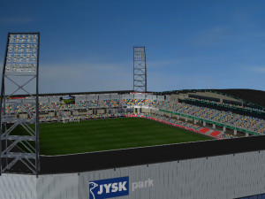 JYSK Park Stadium 3D 模型