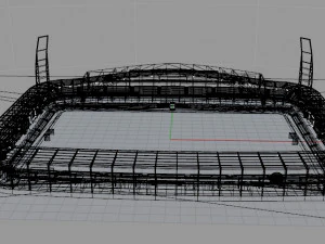 JYSK Park Stadium 3D Model