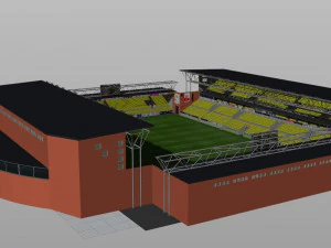 Boras Arena Stadium Elfsborg 3D Model
