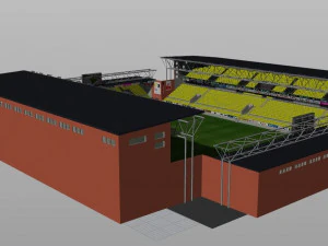 Boras Arena Stadium Elfsborg 3D Model