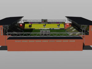 Boras Arena Stadium Elfsborg 3D Model