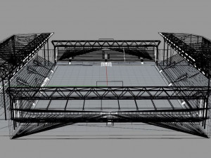 Boras Arena Stadium Elfsborg 3D-Modell
