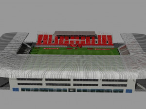 Stade Gaston Gerard Model 3D