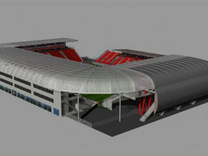Stade Gaston Gerard 3D Model