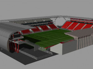 Stade Gaston Gerard 3D मॉडल