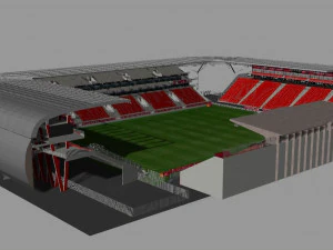 Stade Gaston Gerard 3D Model