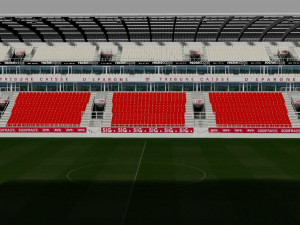 Stade Gaston Gerard 3D मॉडल