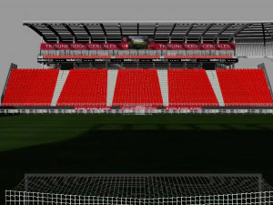 Stade Gaston Gerard 3D Model
