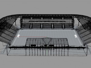 Stade Gaston Gerard 3D मॉडल