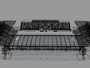 Stade Gaston Gerard 3D Model