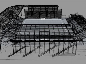 Stade Gaston Gerard 3D मॉडल