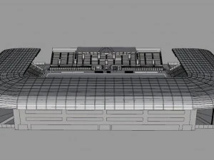 Stade Gaston Gerard 3D Model