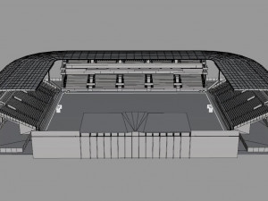 Stade Gaston Gerard 3D मॉडल