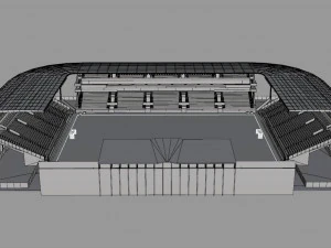 Stade Gaston Gerard 3D Model