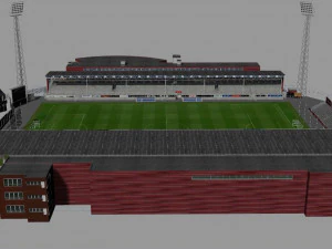 Alfheim Stadion Tromso IL 3D Model