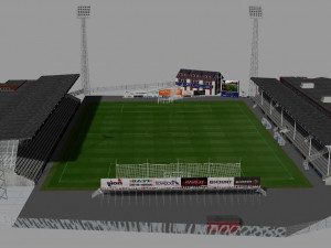 Alfheim Stadion Tromso IL 3D Model