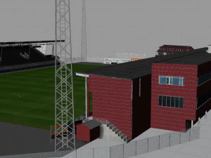 Alfheim Stadion Tromso IL 3D Model