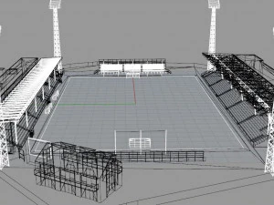 Alfheim Stadion Tromso IL 3D Model