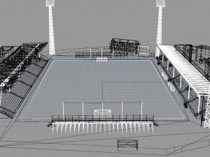 Alfheim Stadion Tromso IL 3D Model