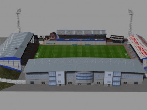 Boundary Park Oldham Athletic 3D Модель