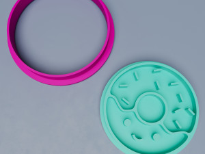 Donat Cookie Cutter 3D मॉडल