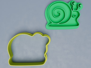 Snail Cookie Cutter 3D मॉडल