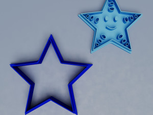 Star Cookie Cutter 3D मॉडल