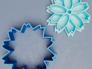 Flover Cookie Cutter 3D Принт Модель