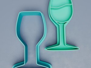 Happy Birthday Cokkie Cutters Set X 4 Modelo de Impressão 3D