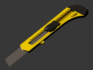 Stationery khife 3D Модель