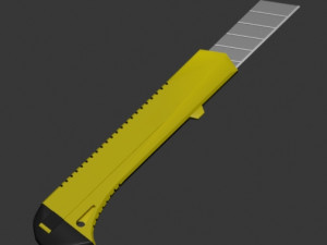 Stationery khife 3D-Modell