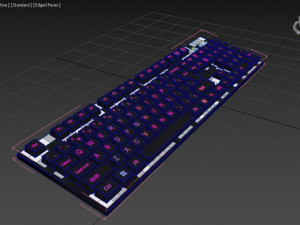 Backlit keyboard 3D 模型