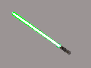 루크 스카이워커의 광선검 3D 모델