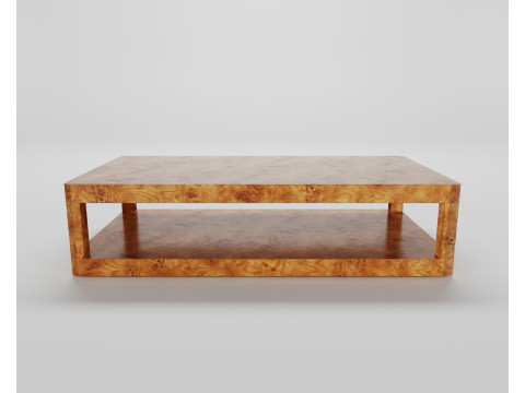 Coffee Table RH Bordot Coffee Table 42x28x15 Model 3D