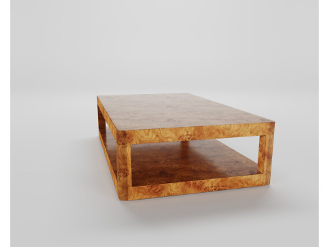Coffee Table RH Bordot Coffee Table 42x28x15 Model 3D