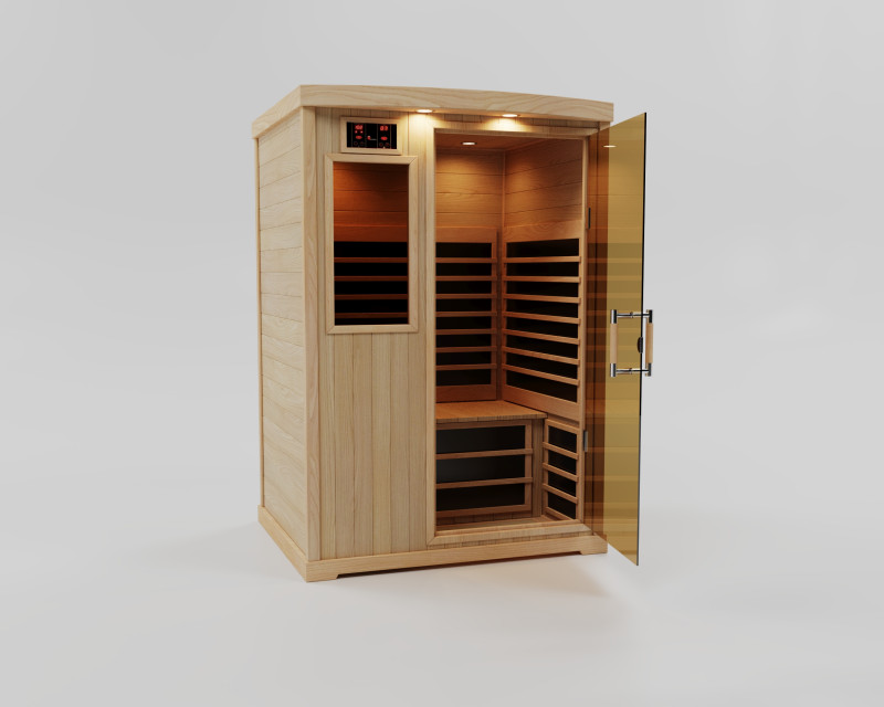 Infrared Sauna 48x40x77 3D 模型 .c4d .max .obj .3ds .fbx .stl .blend
