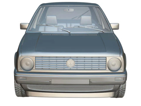 Volkswagen Golf GL 1990 3D Model
