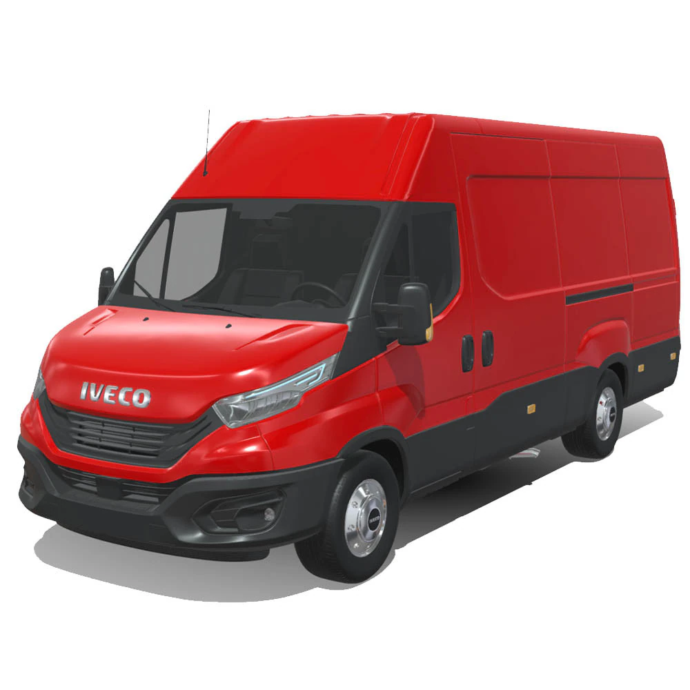 Iveco Daily Van 2022 3D Model .c4d .max .obj .3ds .fbx .stl .blend