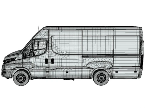 Iveco Daily Van 2022 3D Model