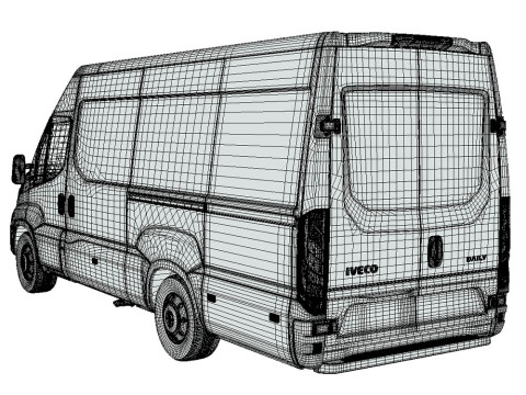 Iveco Daily Van 2022 Modelo 3D
