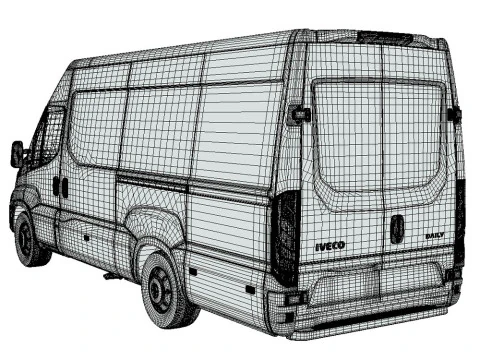 Iveco Daily Van 2022 3D Model