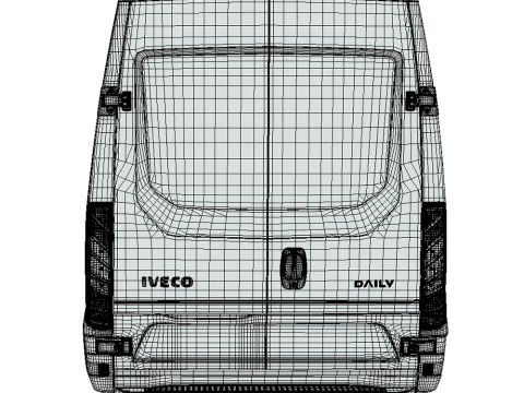 Iveco Daily Van 2022 3D Model