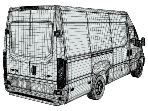 Iveco Daily Van 2022 Modelo 3D