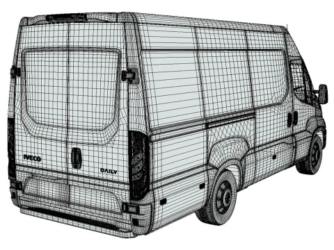 Iveco Daily Van 2022 3D Model