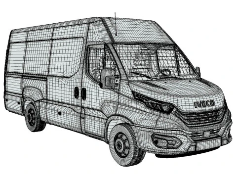 Iveco Daily Van 2022 3D Model