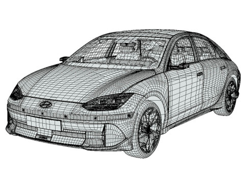 Hyundai Ioniq 6 2024 Modelo 3D