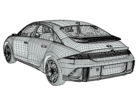 Hyundai Ioniq 6 2024 Modelo 3D
